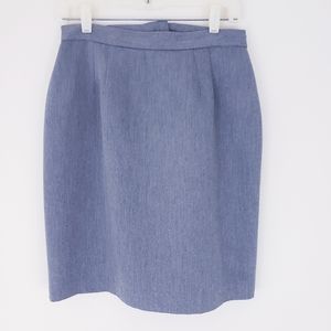 Gray Pencil Skirt Dress Skirt 10 Petite Work Career Laura Scott Size 10P